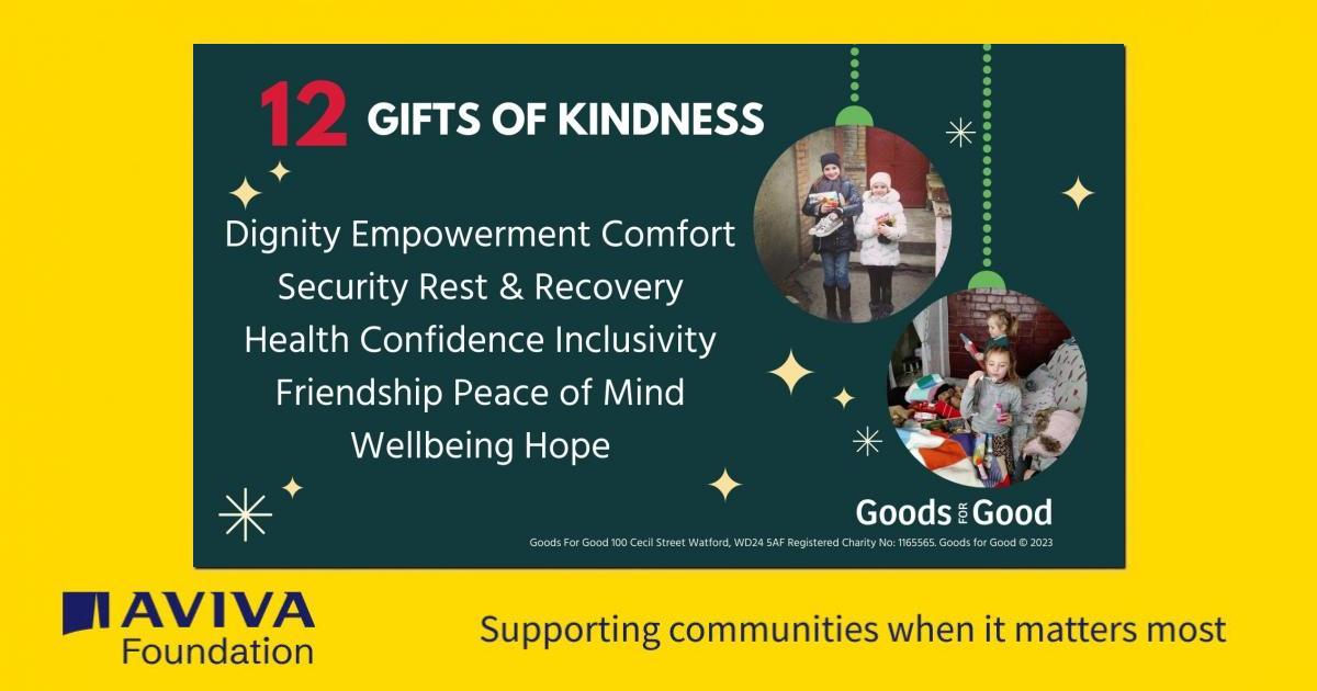 Give a Gift for Good - The Twelve Gifts of Kindnes - a Community ...