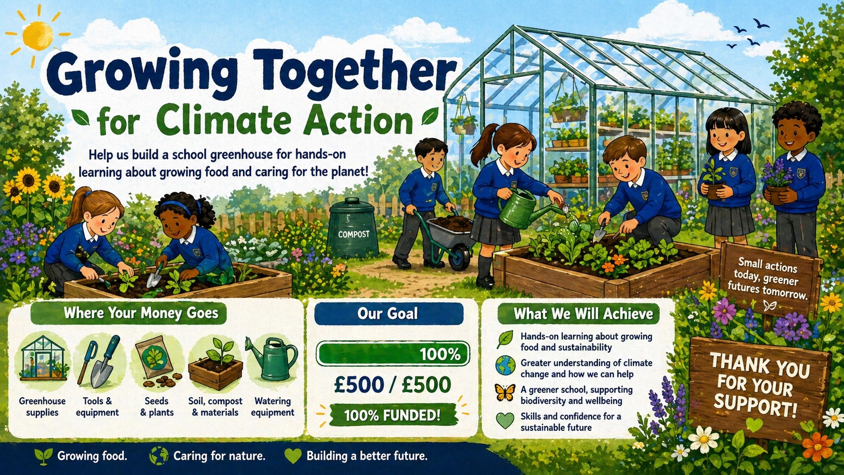 Project Growing Climate Action Through School Growing - a Environment crowdfunding ...